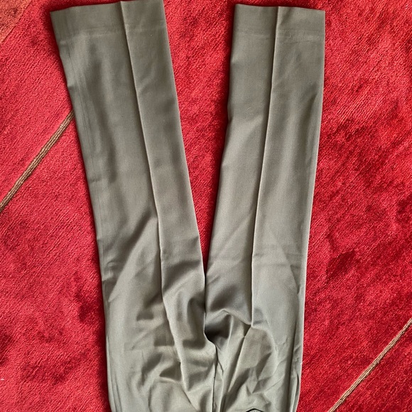 Chaiken & Capone military green wool pants size 4. - Picture 3 of 6